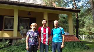 Лоджи Domek nad jeziorem Rumian Rybno Вилла с 3 спальнями-53